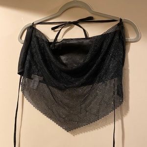 Backless Tie Clubbing Top